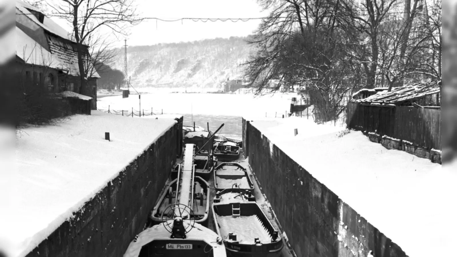 Weserschleuse aus der Gründungszeit um 1720 (Foto: Heimatverein Bad Karlshafen )