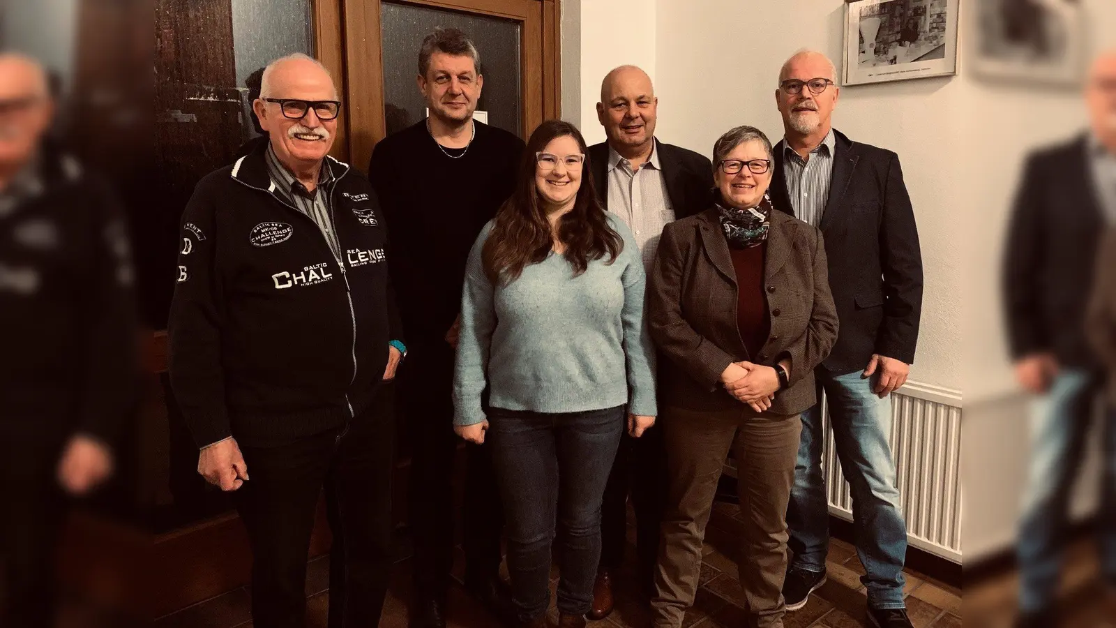 V.l.: Manfred Friedrich, Uli Köhler, Friederike Baumann, Erwin Baumann, Kerstin Baumann und Werner Gerland. (Foto: Foto: privat)