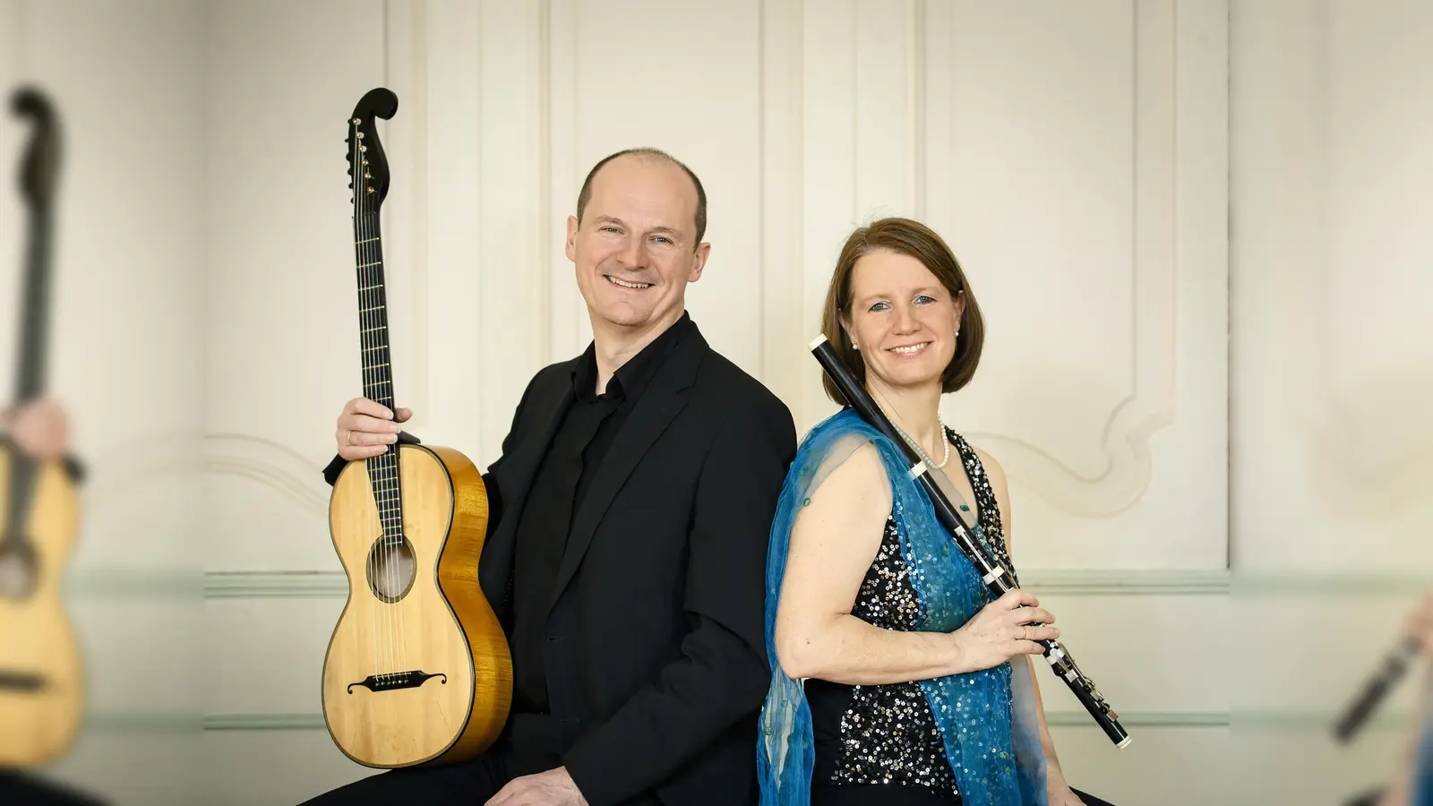 Heike Nicodemus und Maximilian Mangold spielen auf. (Foto: D. Bechtel)