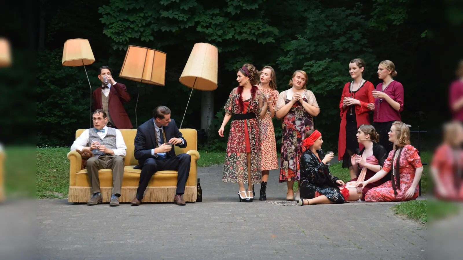 Die Freilichtbühne Bökendorf bringt den großen Gatsby ins Hasenholz. (Foto: Marc Otto)
