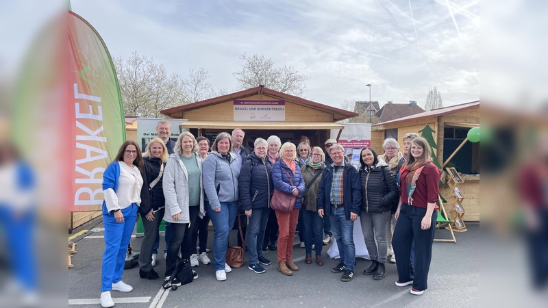 Brakel und Borgentreich zeigten die Schönheiten ihrer Heimat auf einem gemeinsamen Stand.  (Foto: Werner Dürdot)