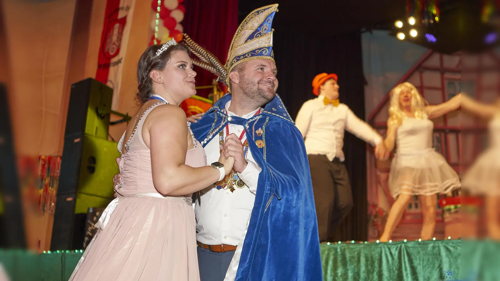 Prinzessin Anna I. und Prinz Christoph I. regierten in diesem Jahr die fünfte Jahreszeit in der Dornröschenstadt. (Foto: Stefan Bönning)