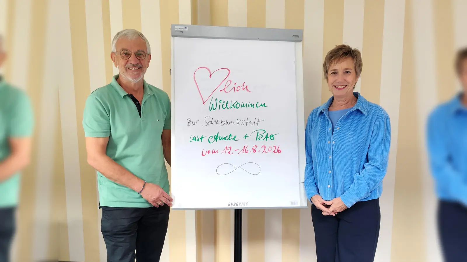 Amelie Fried und Peter Probst führten bereits die achte Schreibwerkstatt in Bad Driburg durch. (Foto: Doris Dietrich)
