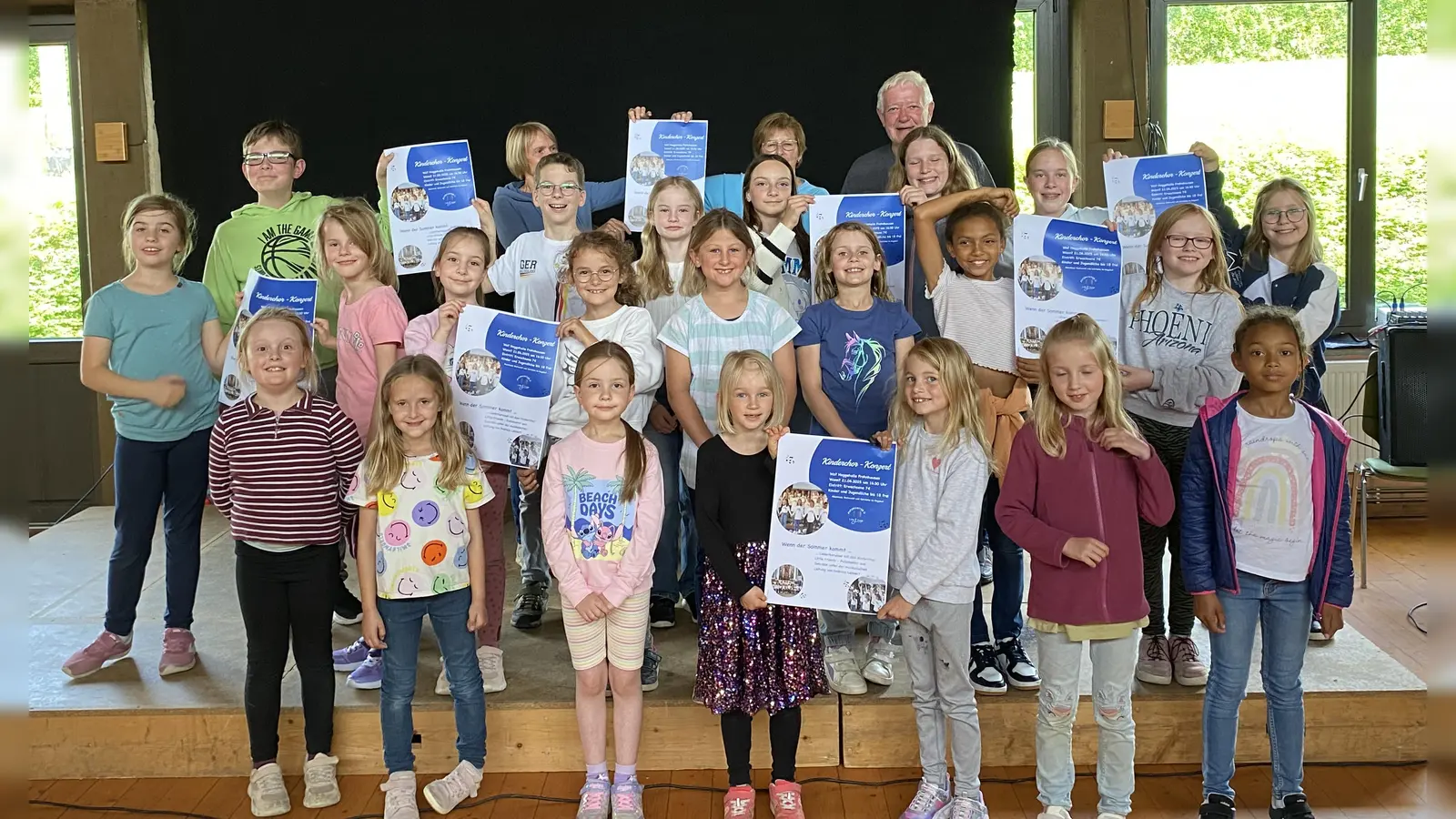 Die Chorkinder und das Kinderchorteam freuen sich auf das Konzert. (Foto: privat)