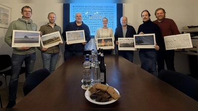 V.l.: Christoph Temme, Peter Bornmann, Cristoph Wulf, Nadine Wegener, Gerhard Brast, Andree Gievers und Jan-Gerrit Möltgen. (Foto: Andree Gievers)