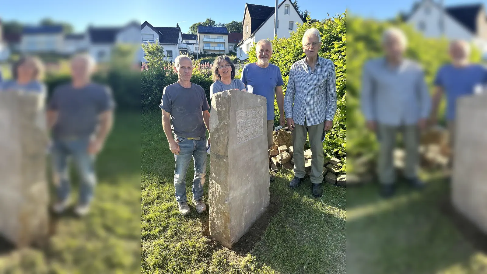 Kirsten und Raphael Strauch, Michael Behre und Manfred Dierkes<br> (Foto: Jürgen Böker)