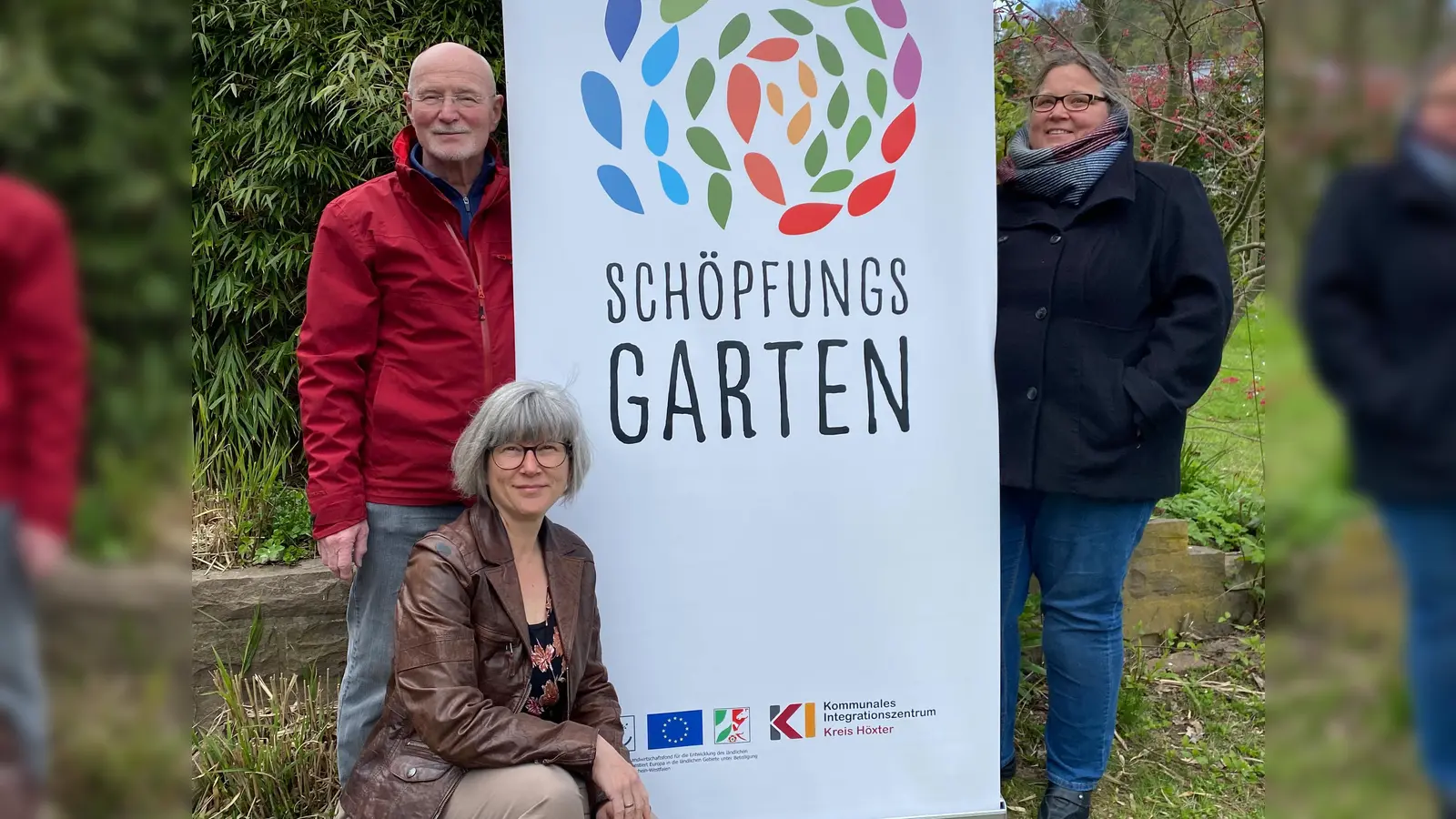Das Organisationsteam: (v.l.) Kurt-Rainer Daubach, Melanie Peter und Tuija Niederheide.  (Foto: Ev. Weser-Nethe-Kirchengemeinde)