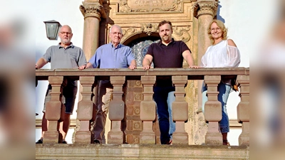 Der neu gewählte Vorstand: (v.l.) Frank Franke, Gerd Rother, Pascal Vogt und Andrea Feichtinger.  (Foto: proWehrden)