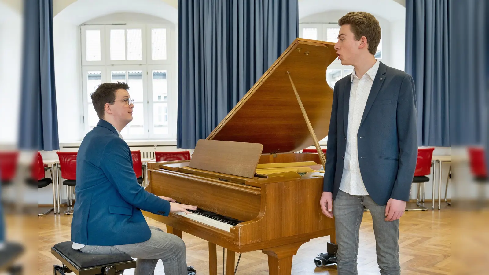 V.l.: Die beiden Nachwuchstalente aus der Region, Joss Spieker-Siebrecht und Magnus Knipping. (Foto: privat)
