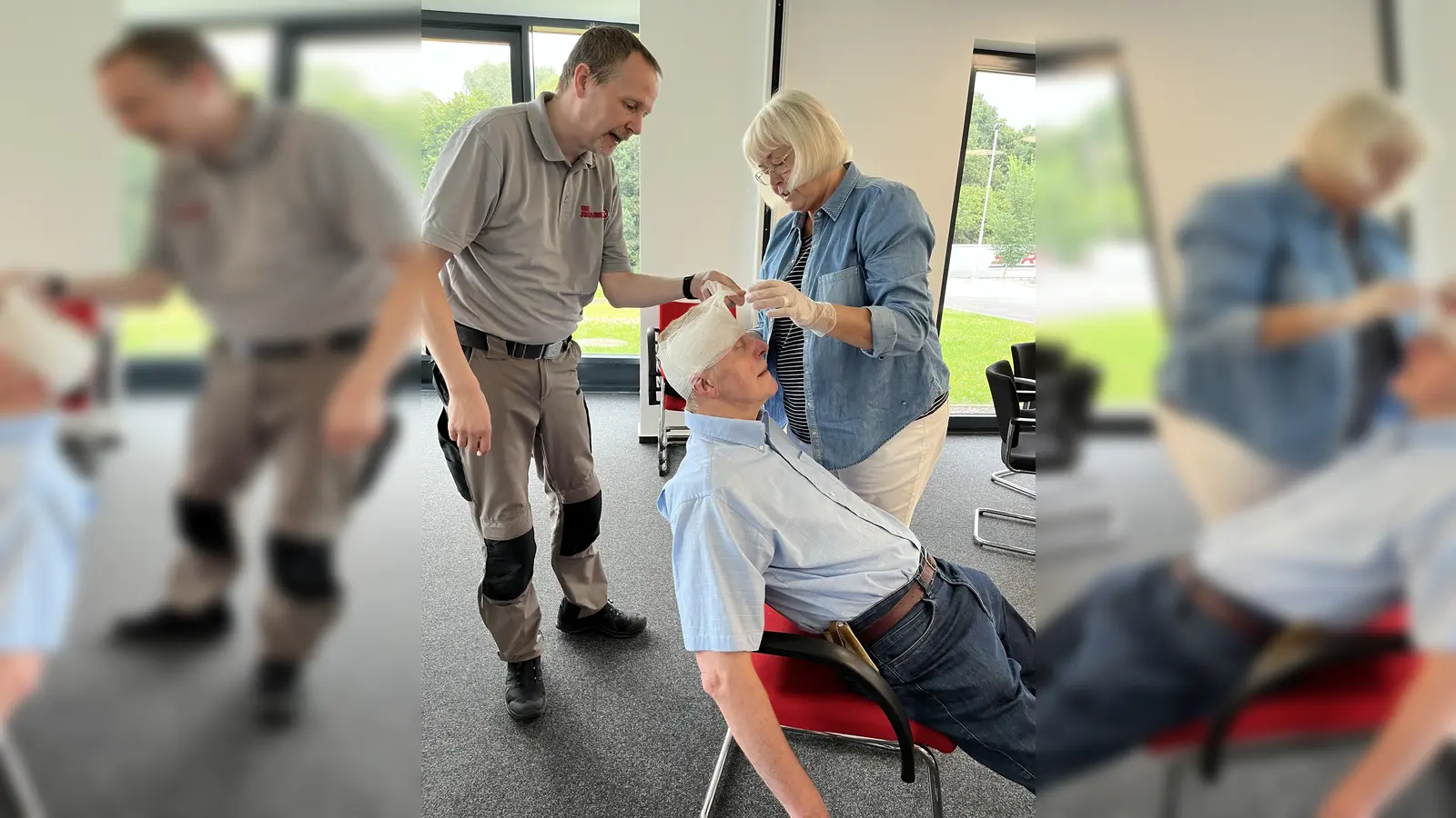 Am 24. März können ältere Menschen und ihre Angehörigen bei Kaffee und Kuchen ihr Erste-Hilfe-Wissen auffrischen. (Foto: Johanniter Lippe-Höxter)