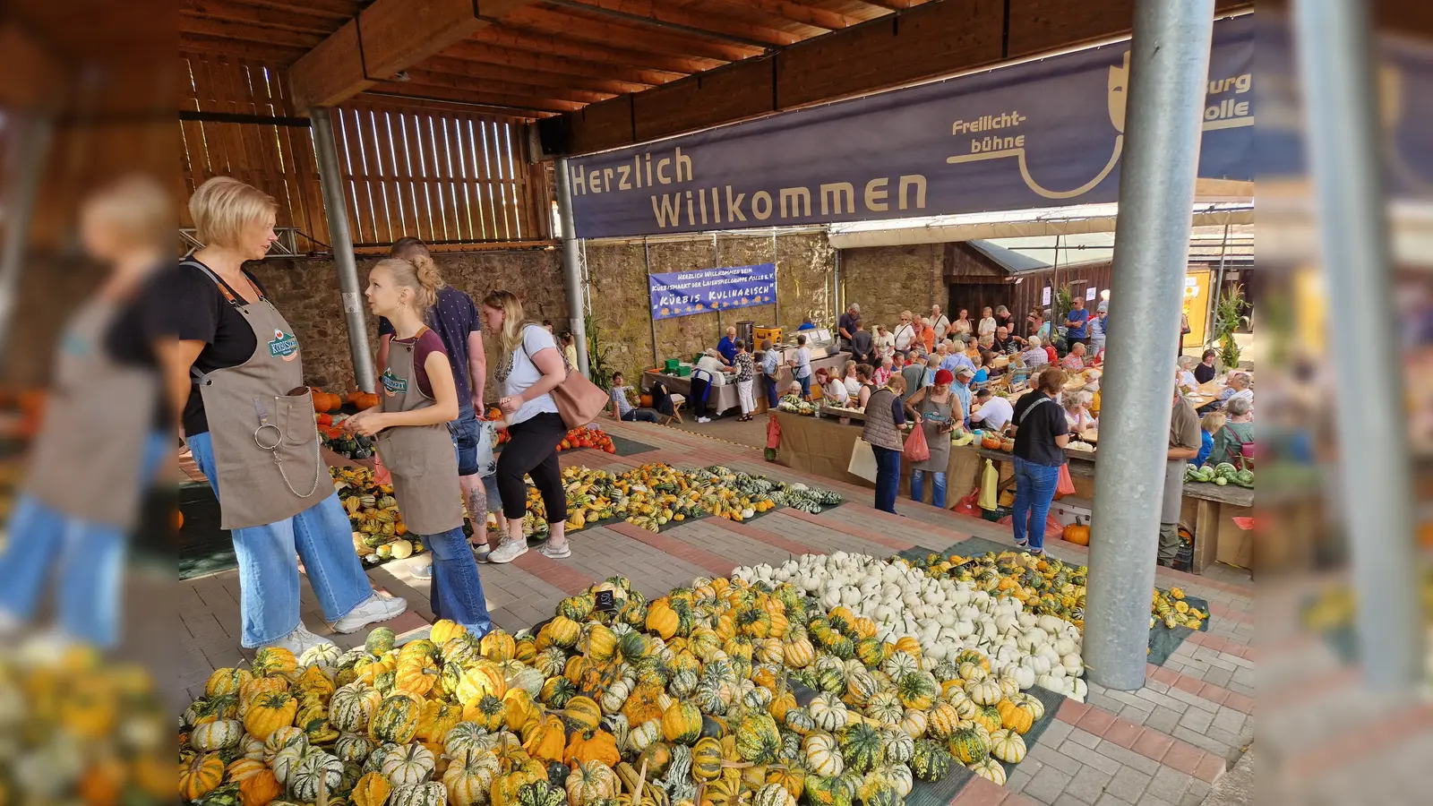 Da schlägt das Herz der Kulinarik-Freunde höher: Der Kürbismarkt auf Burg Polle naht. (Foto: privat)