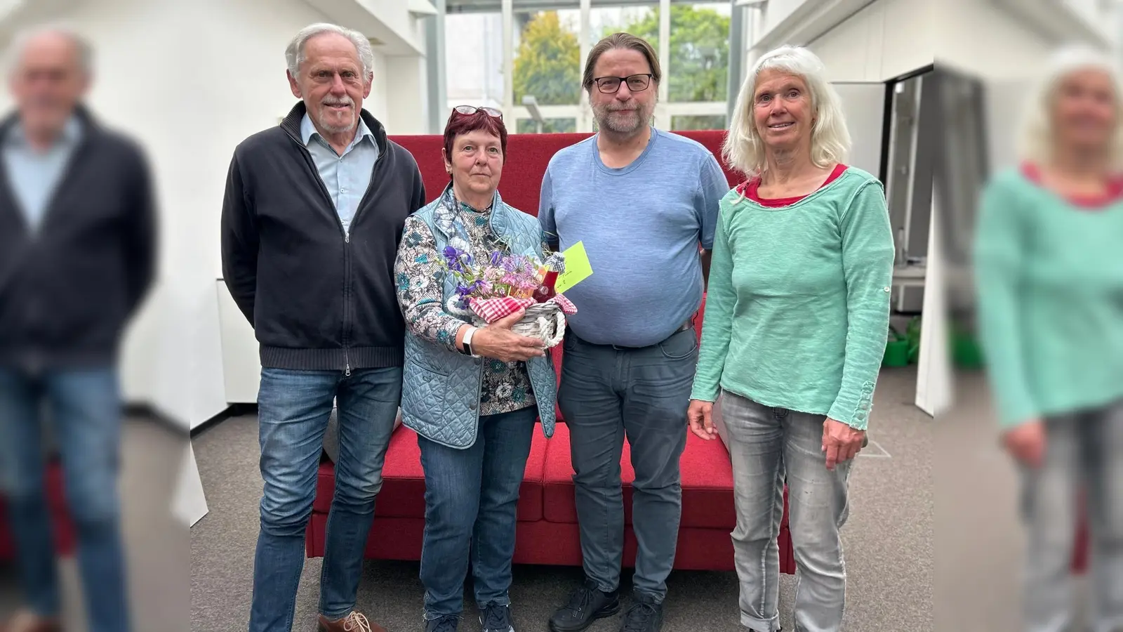 Annedore Steinbrecher organisierte die Pflanzenbörsen. (Foto: Bürgerverein)