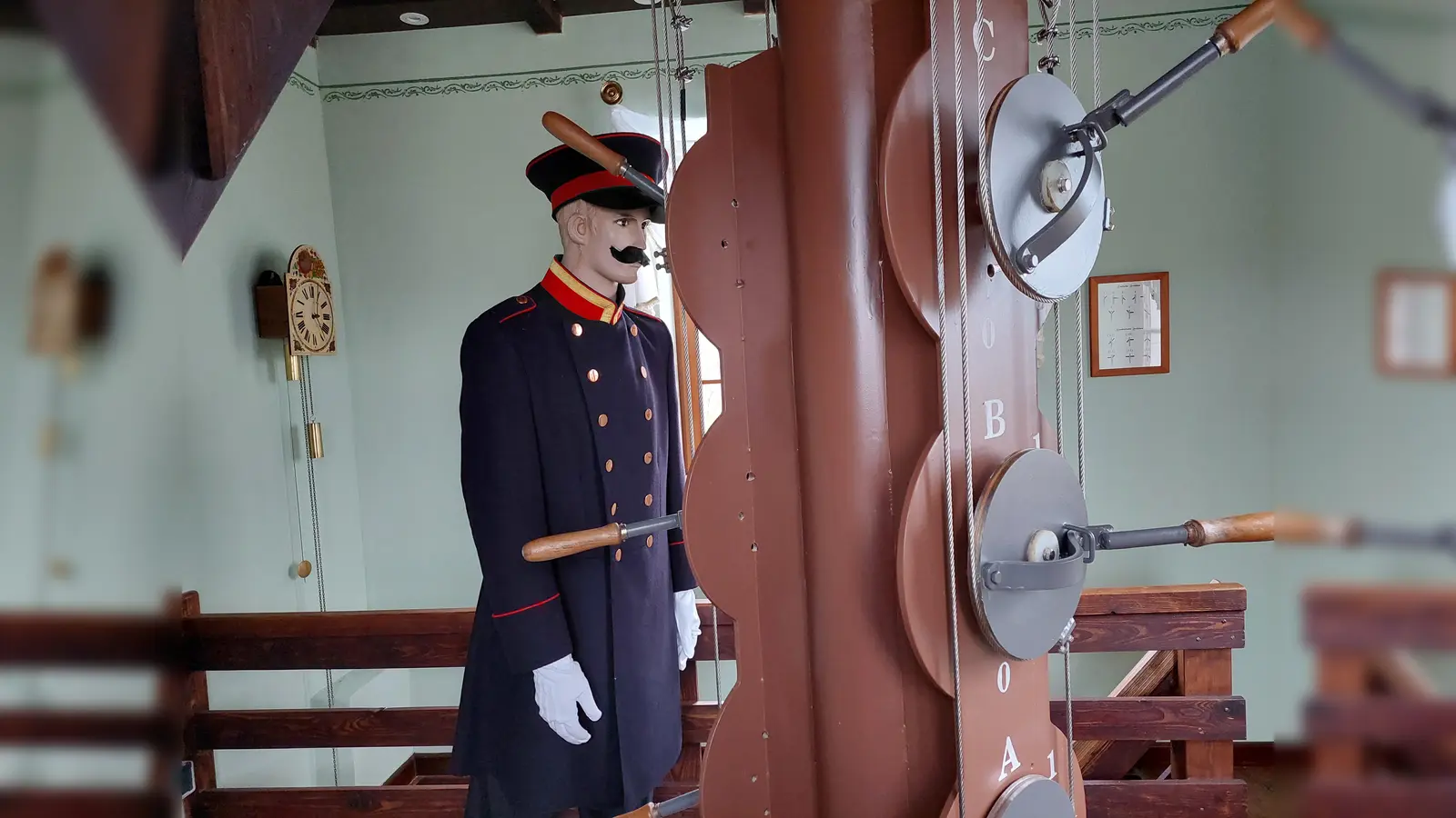 Blick in den Observationsraum der preußischen Telegrafisten. (Foto: privaz)