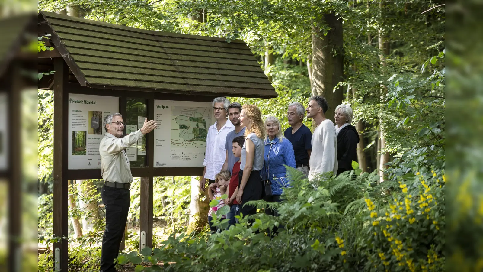 Waldführung im FriedWald. (Foto: FriedWald GmbH)