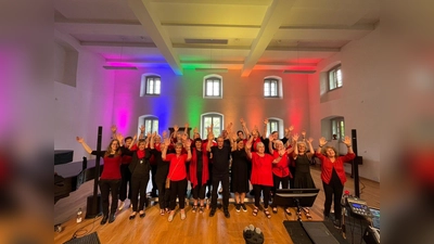 Konzert des Gospelchores in Borgentreich zum Besuchswochenende der französischen Freunde aus der Partnerstadt Rue. (Foto: privat)