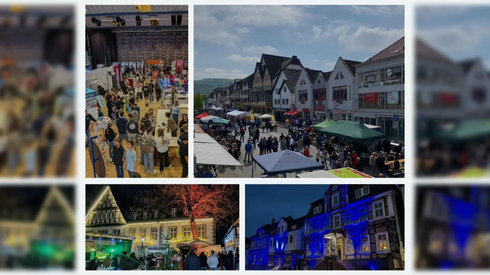 Collage von Beverunger „Highlights” (Foto: Beverungen Marketing)