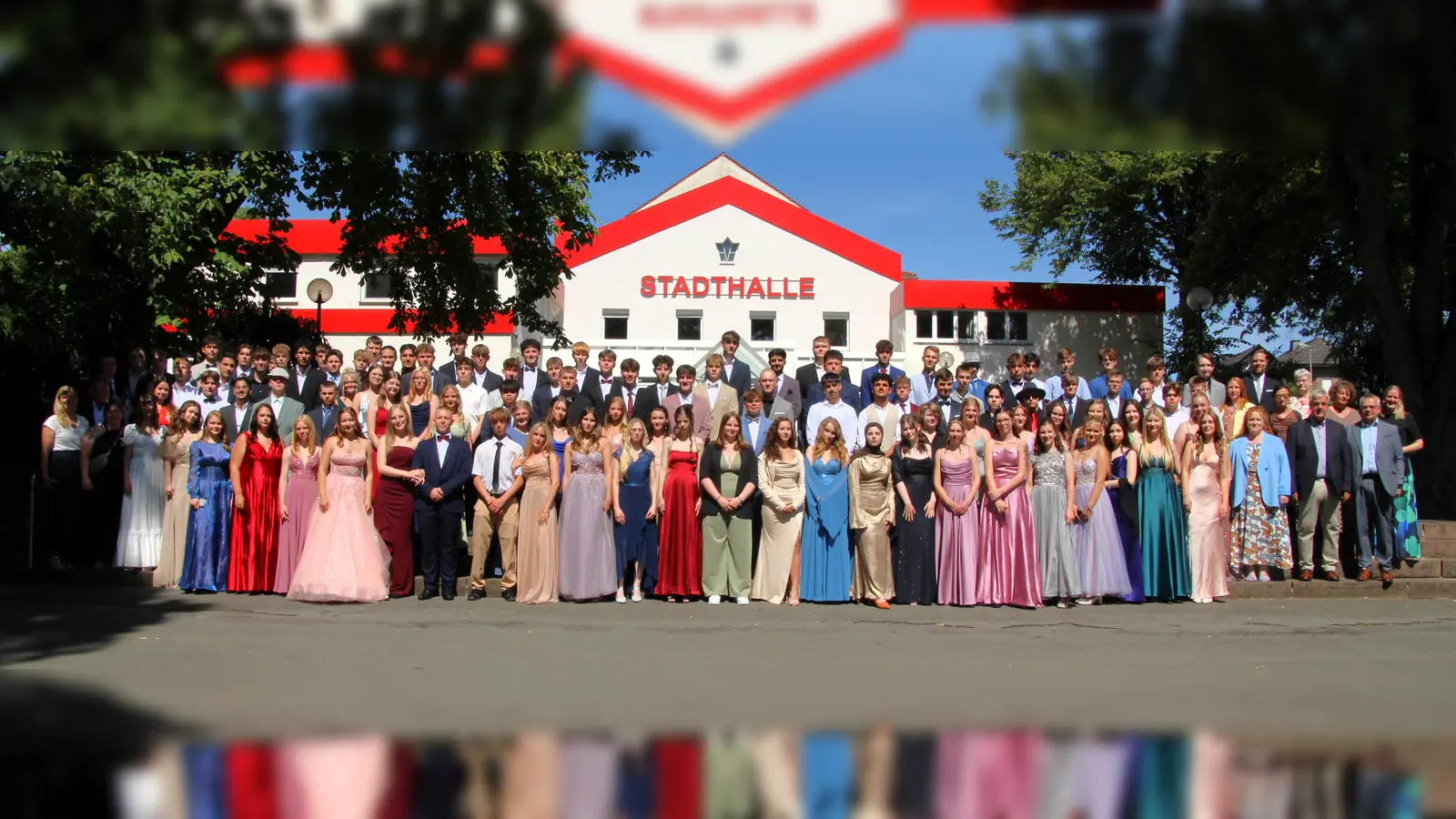 Der Jahrgang 10 der Gesamtschule Brakel verabschiedet sich. (Foto: privat)