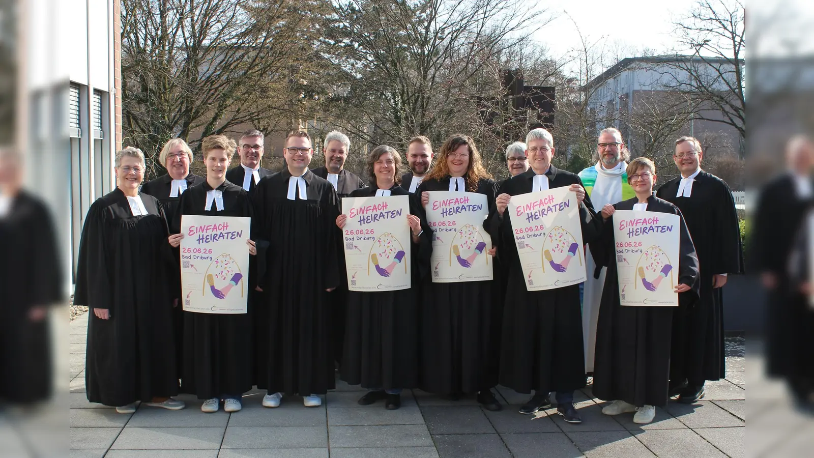 Die beteiligten Liturginnen und Liturgen laden Paare aus dem gesamten Kirchenkreis Paderborn ein, sich vor Gott das Ja-Wort zu geben oder ihre Beziehung segnen zu lassen. (Foto: EKP/Oliver Claes)