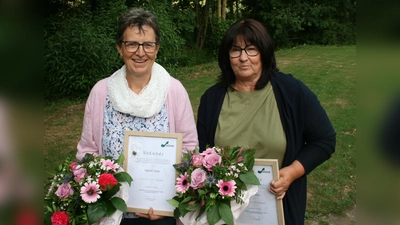 Übungsleiterinnen Sieglinde Tabaka und Marion Rasche (Foto: BSG/Gawandtka)