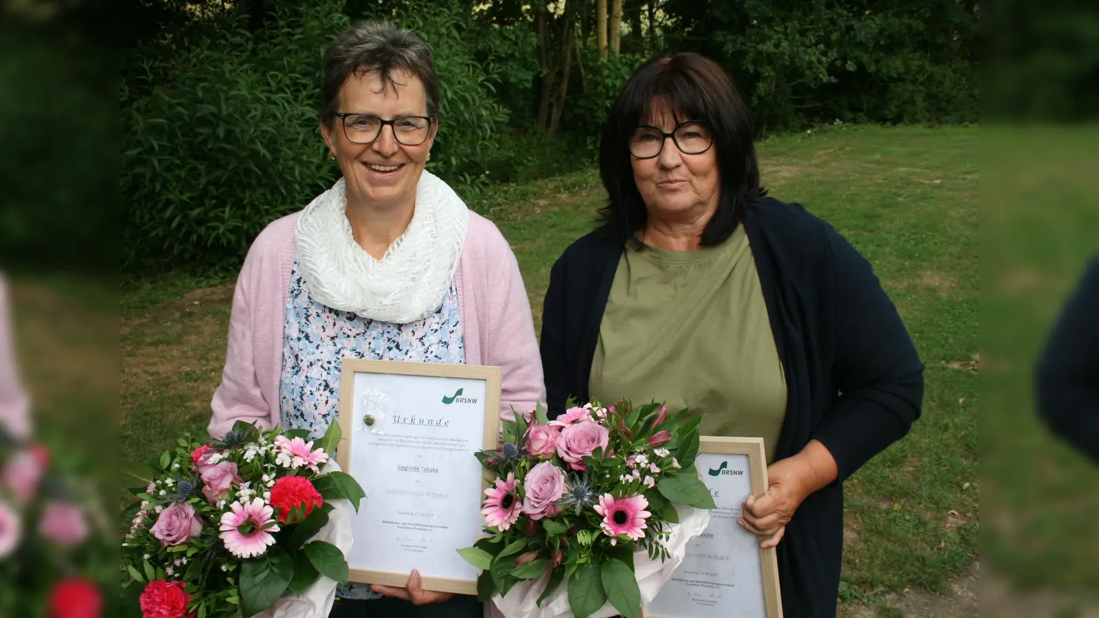 Übungsleiterinnen Sieglinde Tabaka und Marion Rasche (Foto: BSG/Gawandtka)
