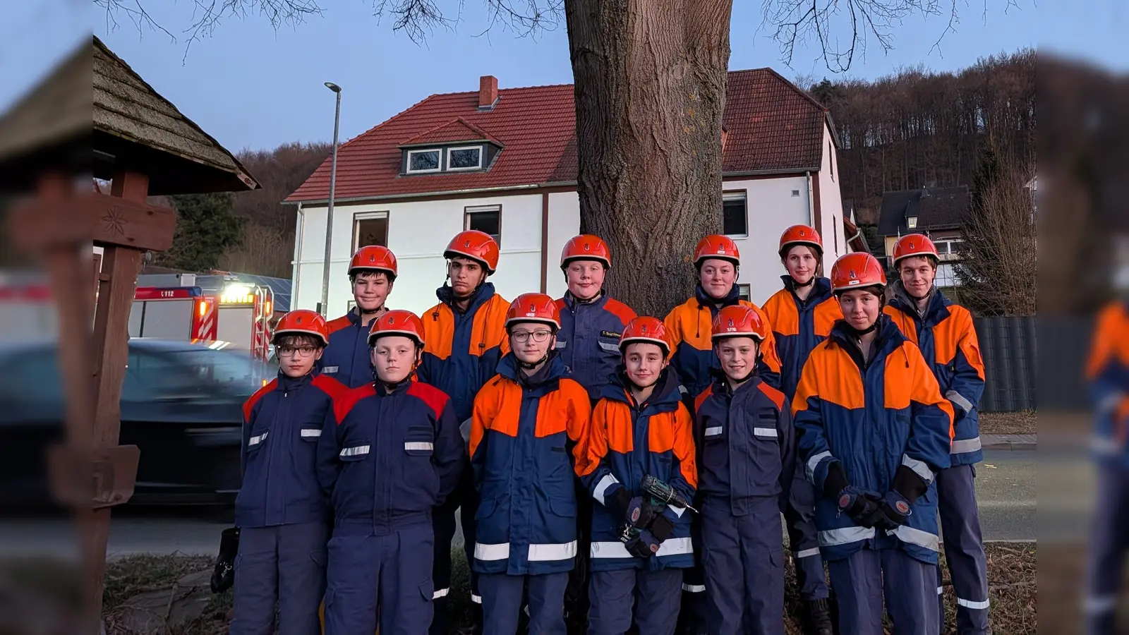 Die Jugendfeuerwehr Herstelle (Foto:  Annette Knipping)