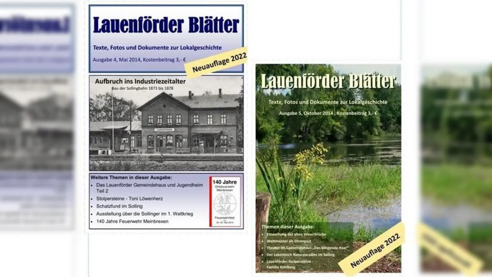 Auch die Themen älterer Auflagen sind heute interessant.  (Foto: privat)