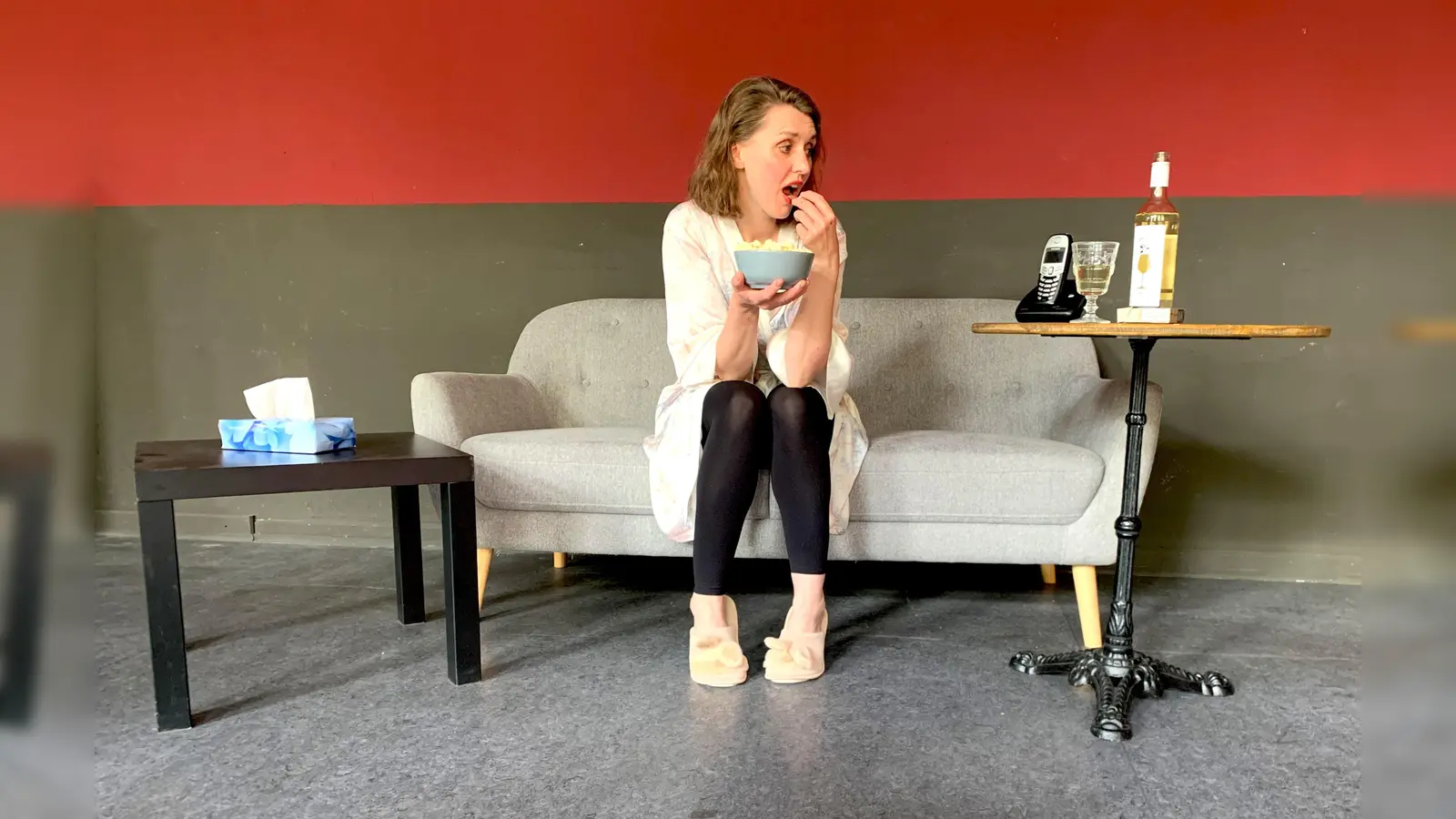 Die Göttinger Schauspielerin Susanne Rösch spielt „Mondscheintarif“ als ein-Personen-Stück. (Foto: privat)