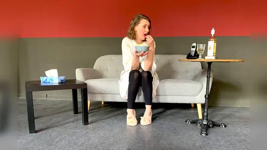 Die Göttinger Schauspielerin Susanne Rösch spielt „Mondscheintarif“ als ein-Personen-Stück. (Foto: privat)