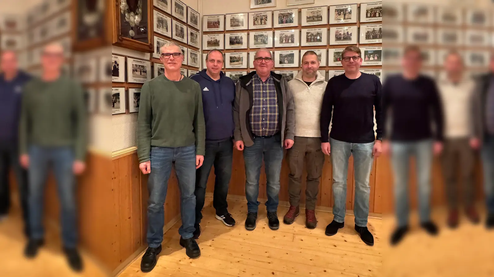 V.l.: Thomas Spier, Thomas Schönwald, Rüdiger Brockmann, Dominik Laube und Burkhard Peters. (Foto: privat)