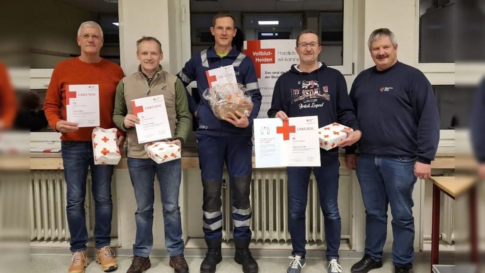 V.l.: Udo Wallis, Frank Tewes, Christian Tewes, Burkhard Esser und Joachim Rempe. (Foto: privat)