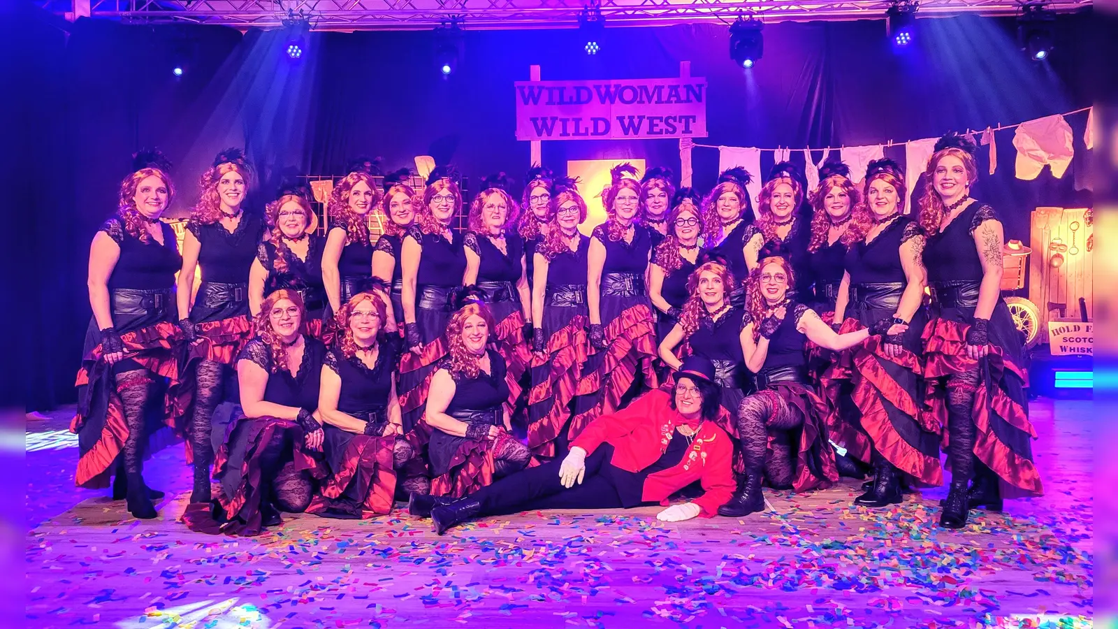 Waren sie im letzten Jahr noch im Wilden Westen unterwegs, geht´s jetzt zurück in die 1980-er Jahre. Unter dem Motto „Girls just wanna have fun“ findet der Frauenkarenval der Kump(el)stilzchen am 30. Januar 2026 um 20 Uhr 11 in der Steinheimer Stadthalle statt. (Foto: privat)