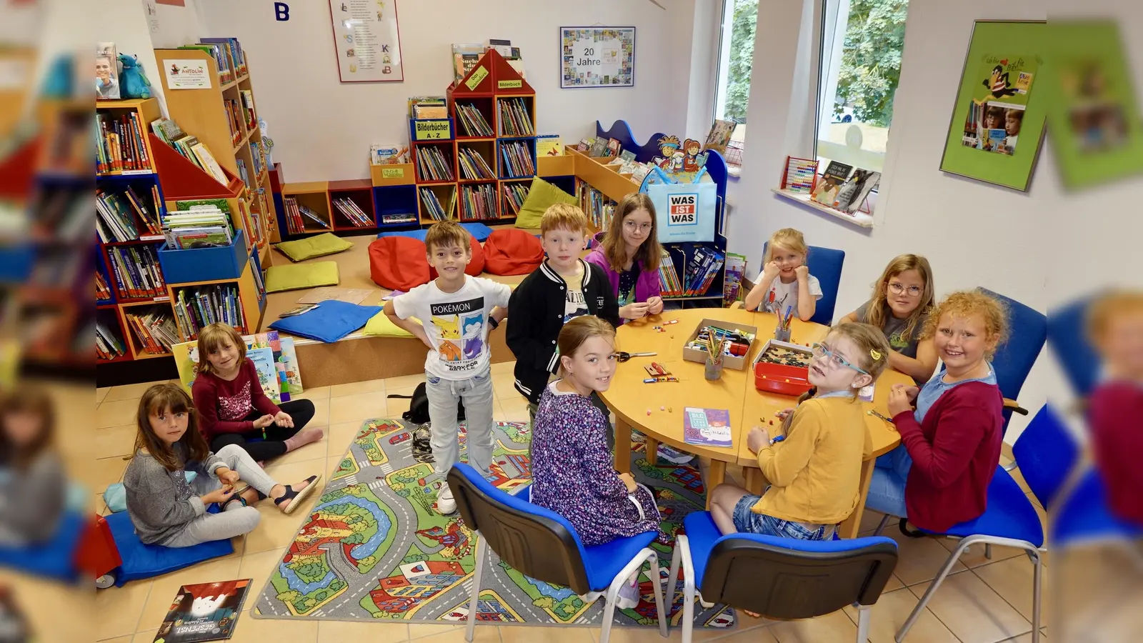 Viel Spaß hatten die SLC-Teilnehmer bei der Lesespaß-Aktion zum Buch „Kopfüber durch die Nacht”. (Foto: privat)