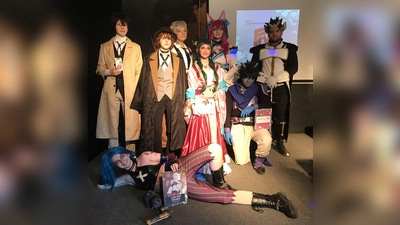 Die Siegerinnen und Sieger des Cosplay-Wettbewerbs im April 2024. (Foto: Stadt Höxter)