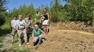 Die Teilnehmer des Arbeitseinsatzes (v.l.): Ralf Liebelt, Andreas Neitz, Rolf Kirch, Ralf Haffke, Kevin Tender, Franziska Biermann. Es fehlt Burkhard Beinlich. (Foto: privat)