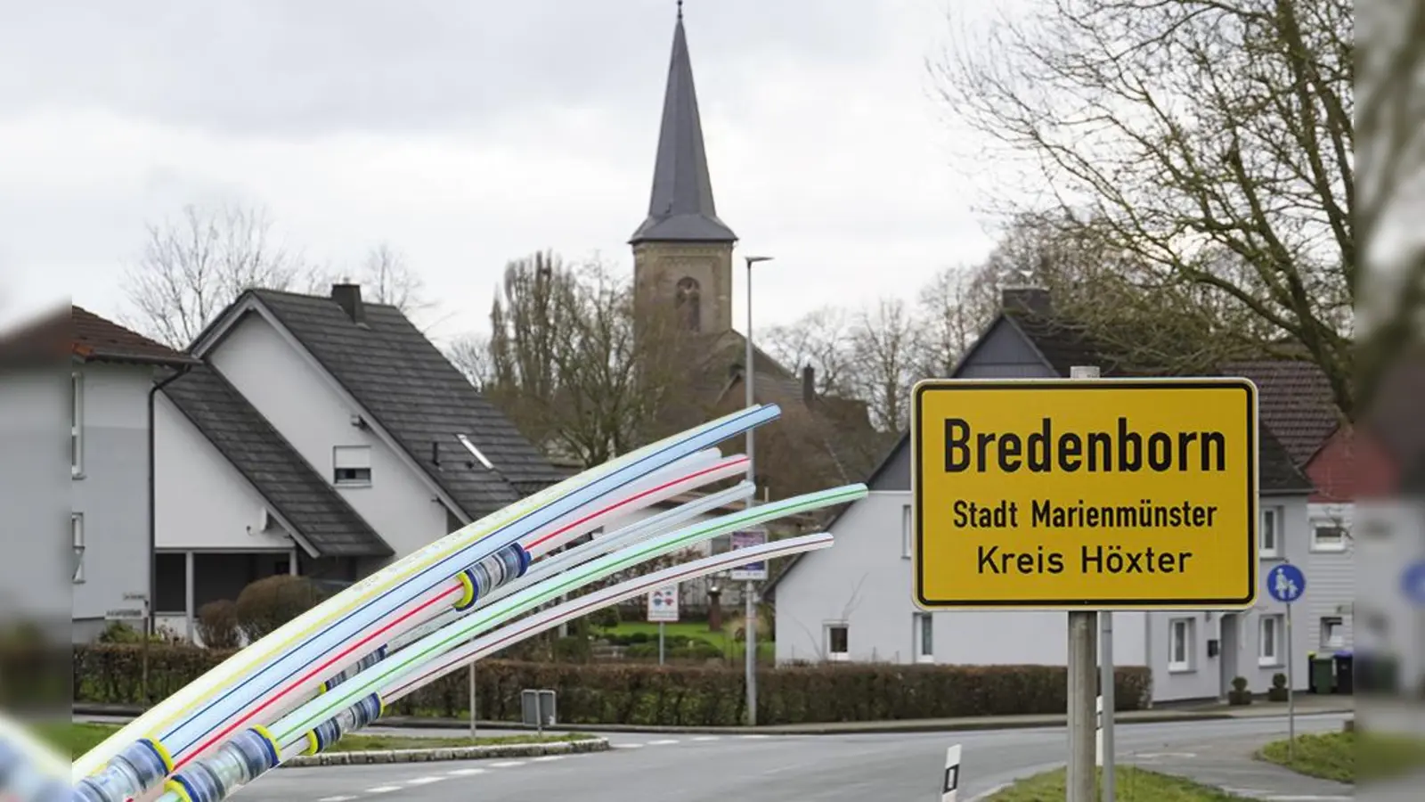 Startschuss zum Glasfaserausbau in Bredenborn. (Foto: sewikom)