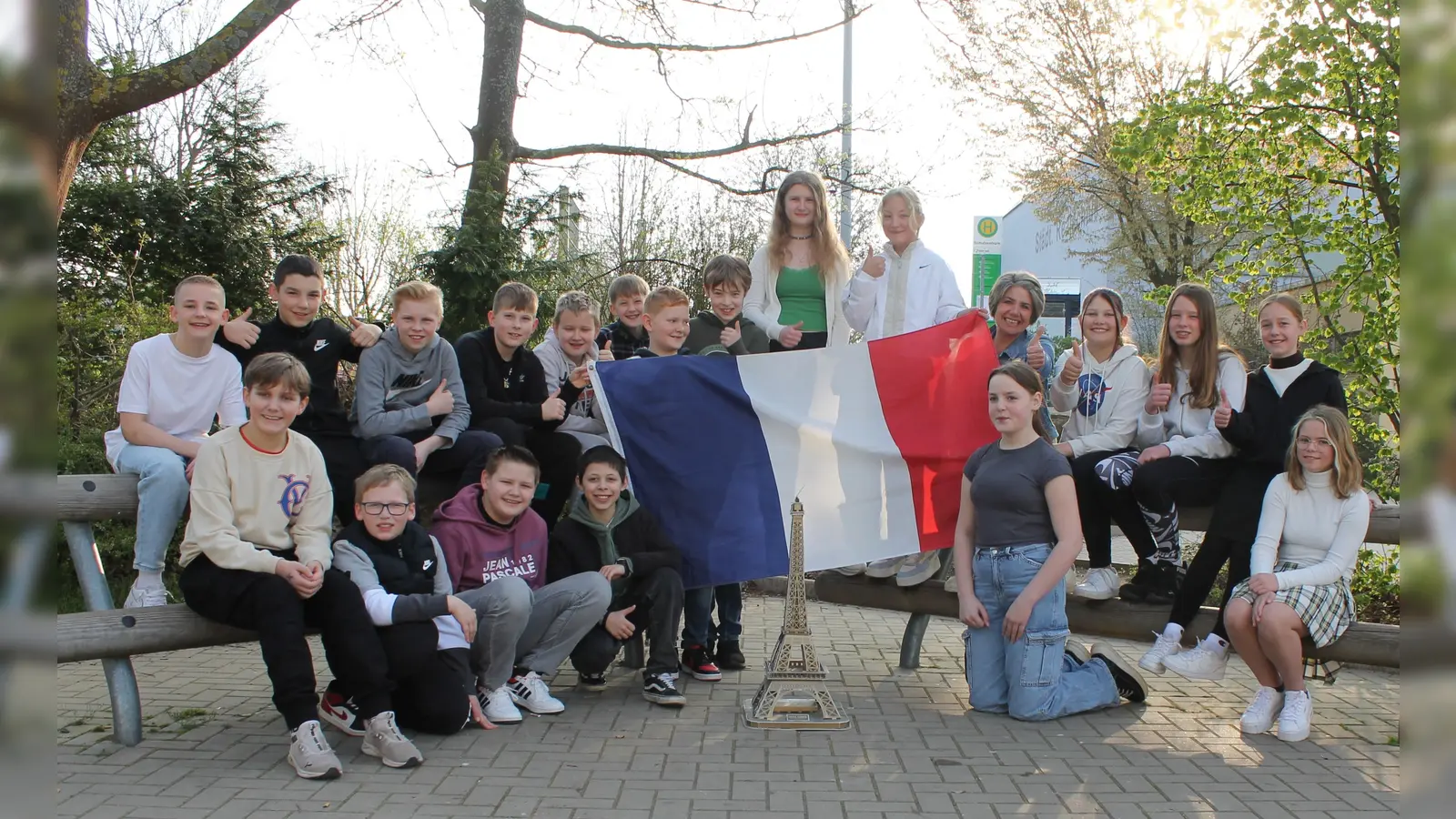  France Mobile kam zur Realschule Steinheim (Foto: Realschule Steinheim)