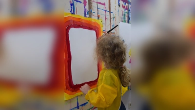 Junge Künstler werden kreativ. (Foto: privat)