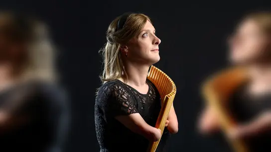 Panflötenvirtuosin Hannah Schlubeck. (Foto: Bettina Osswald)