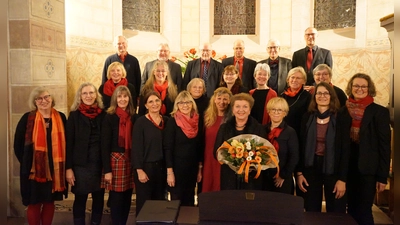 Der A-Cappella-Chor Fürstenberg sang festliche Lieder in der Christuskirche. (Foto: privat)