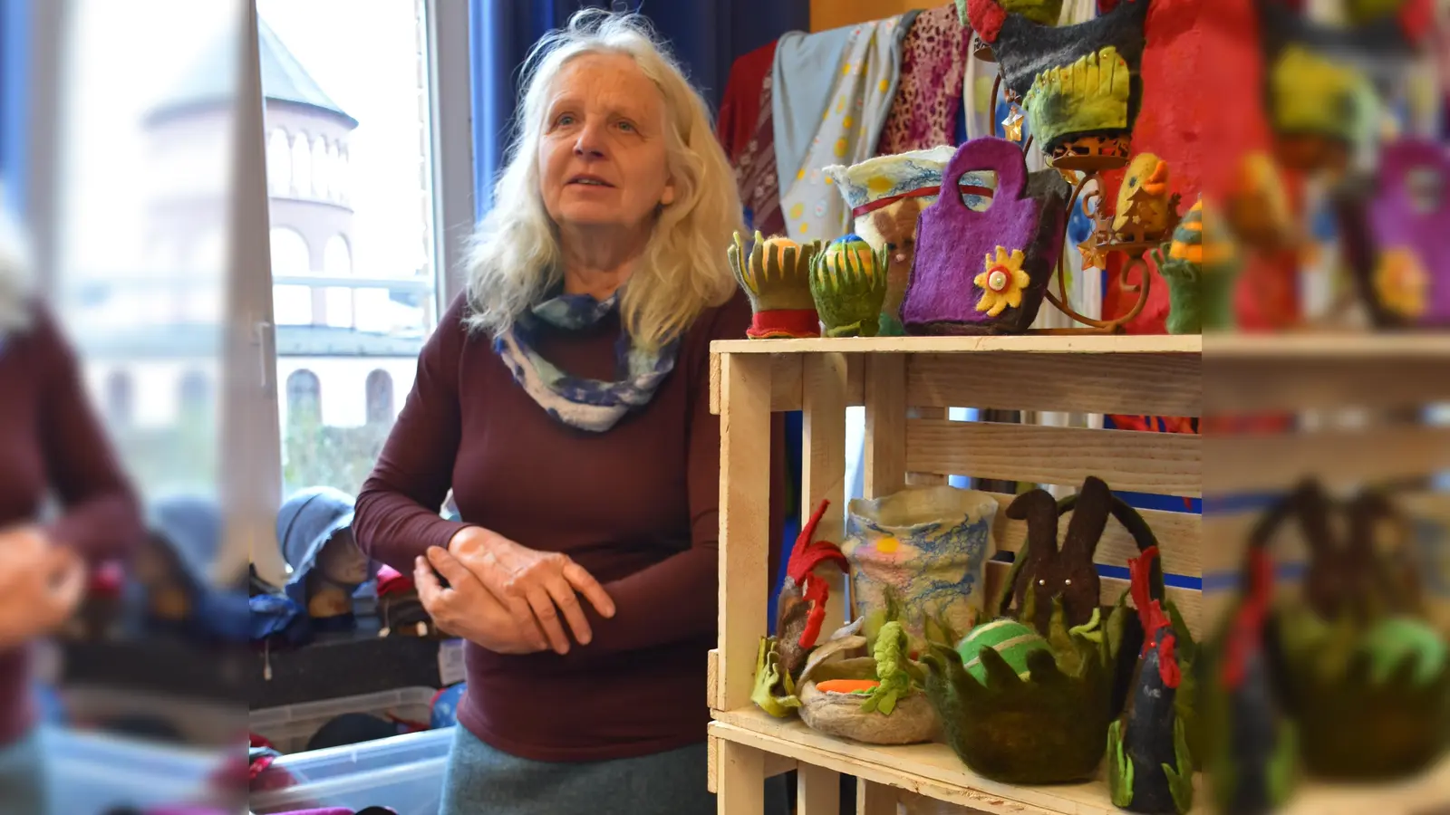 Vielfältige Angebot beim Kreativmarkt (Foto: Barbara Siebrecht)