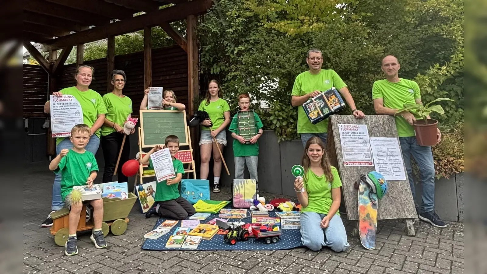 Die Organisatoren: Len Prohn, Frauke Prohn, Sonja Lichtenberg, Jonathan Lichtenberg, Marlene Lichtenberg, Leevke Prohn, Janne Prohn, Charlotte Lichtenberg, Carsten Lichtenberg &amp; Manuel Prohn (Foto: privat)