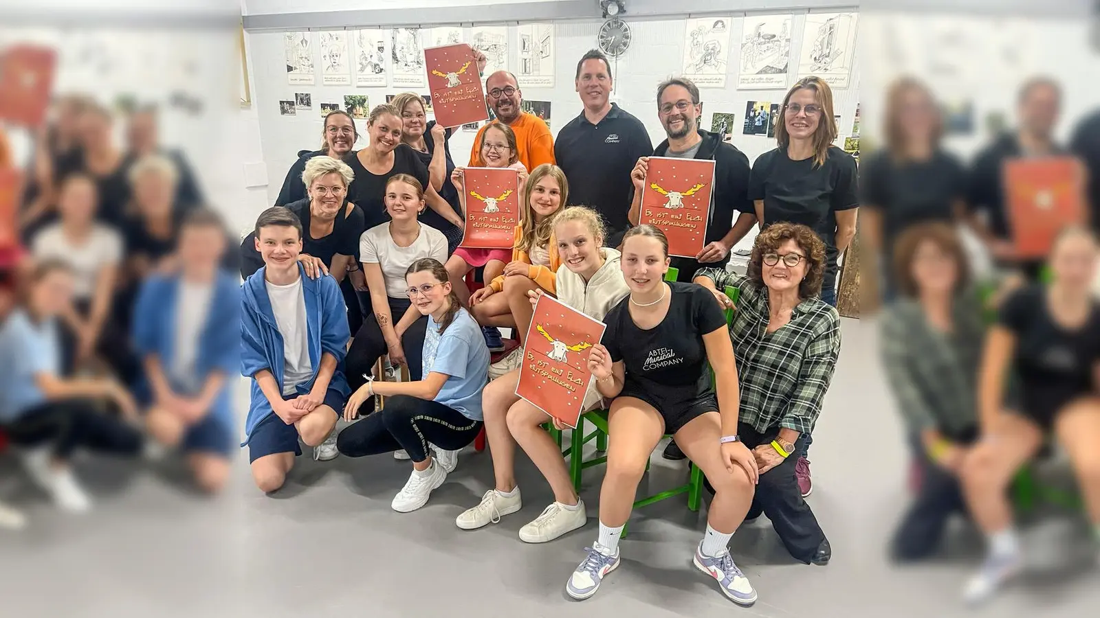 Die Abtei-Musical-Company läutet die Intnesivproben ein: Bis Weihnachten ist nicht mehr lang. (Foto: privat)