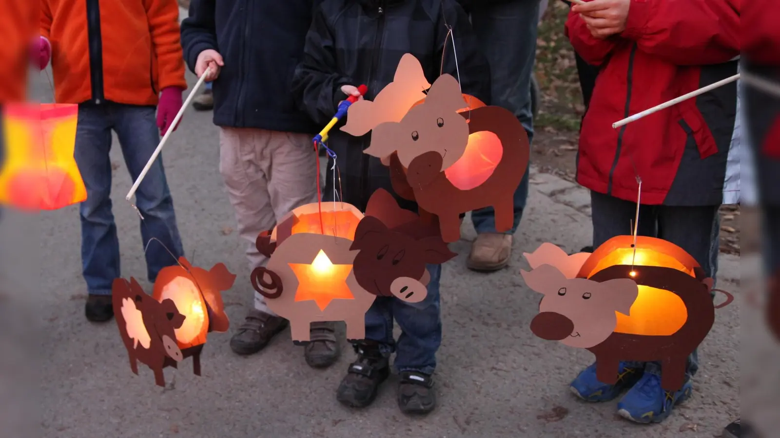 Zum Lichterfest erhellen Laternen den Tierpark. (Foto: Tierpark Sababurg)