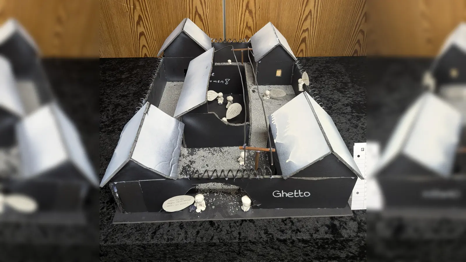 Ein Modell des Ghettos.  (Foto: Gymnasium  Beverungen)