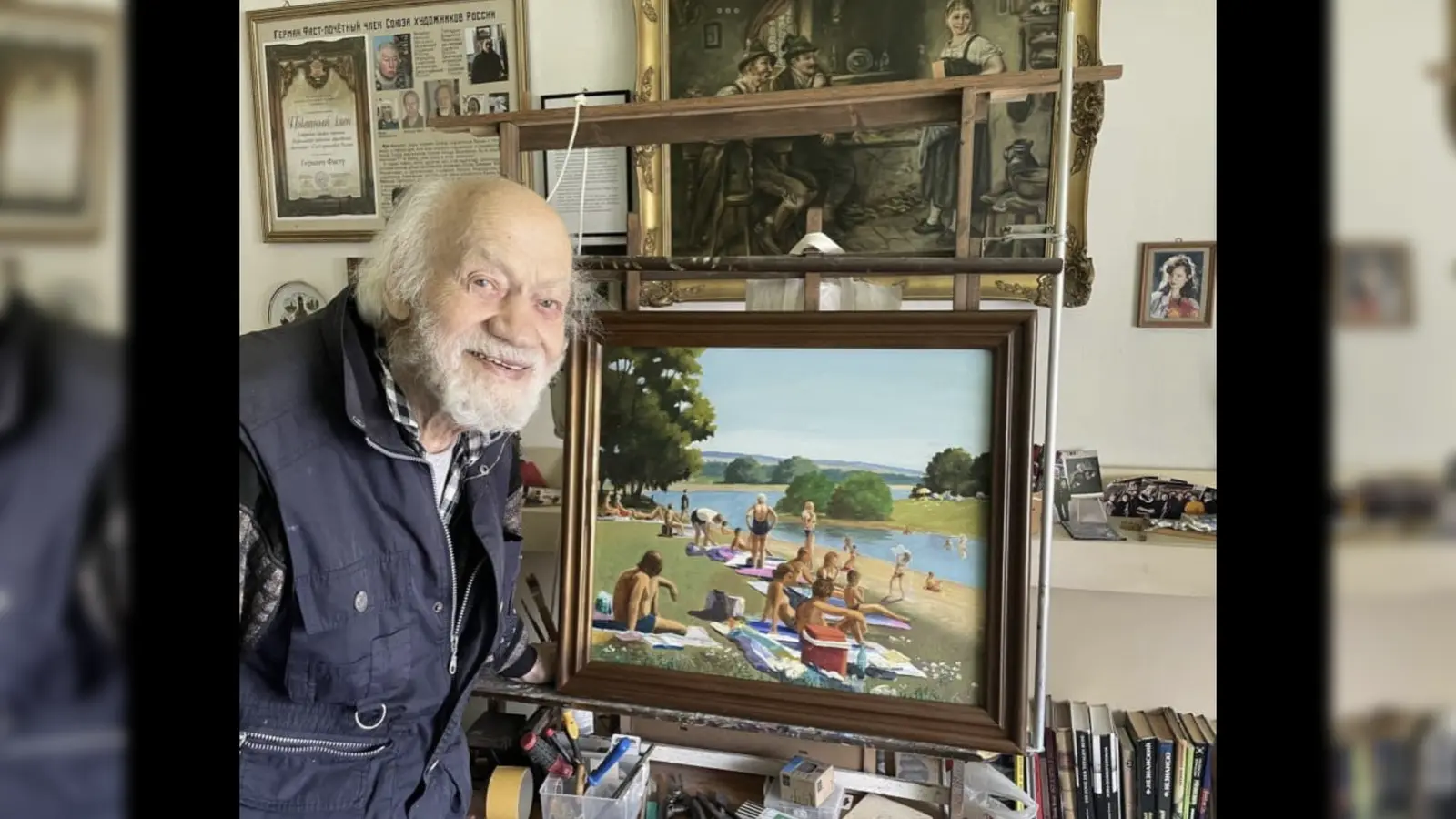 Geburtstagskind Hermann Fast. (Foto: Iris Faucett)