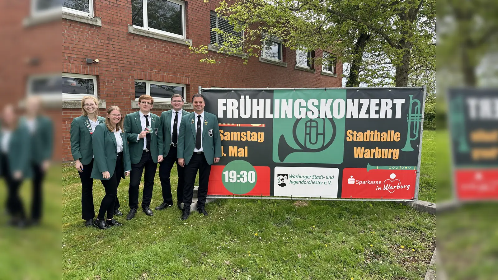 Sophia Lippe (Geschäftsführerin), Isabel Kausch (Schriftführerin), Stefan Frese (1. Vorsitzender), Andre Kuhaupt (2. Vorsitzender) und Olaf Krane (musikalischer Leiter). (Foto: privat)