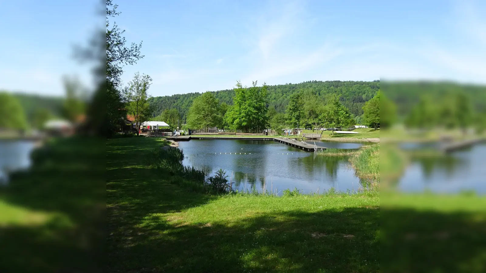 Freizeitsee Schönhagen. (Foto: Touristik-Information Uslar)