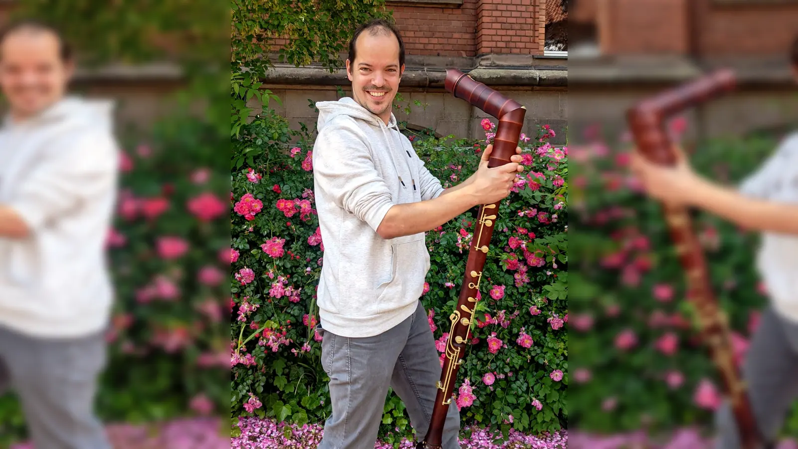 Julian Schmitz freut sich auf viele begeisterte Blockflötistinnen und Blockflötisten. (Foto: Stadt Höxter / Musikschule Höxter)