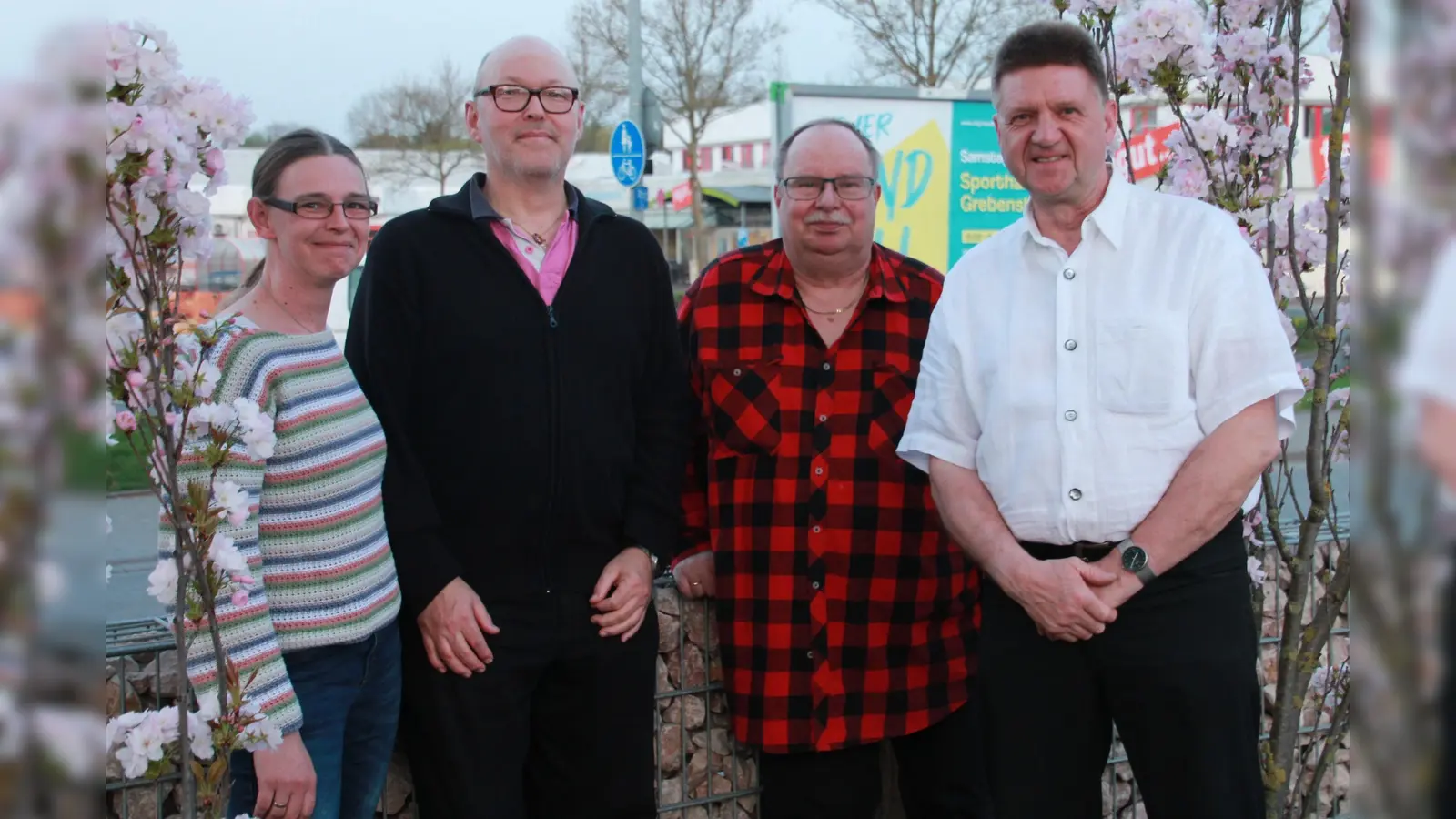 (v.l.) Yvonne Berger, Schriftführerin, Enno Schaal, stellv. Vorsitzender, Ulrich Reinhardt, Geschäftsführer und Lutz Oltersdorf, Vorsitzender. (Foto: privat)