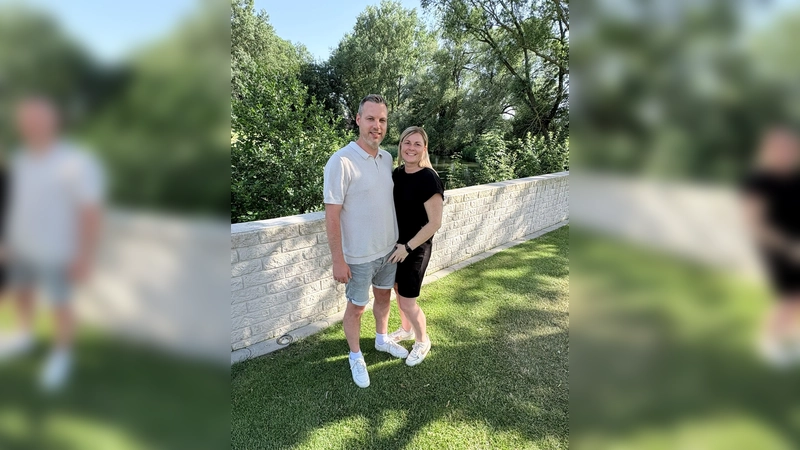 Das designierte Königspaar für 2027: Marius Bolte mit seiner Partnerin Miriam Disse. (Foto: privat)